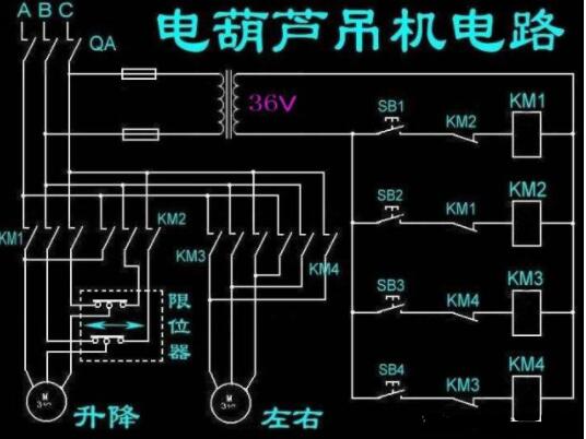 用一个固态继电器实现正反转的电葫芦，你见过吗？